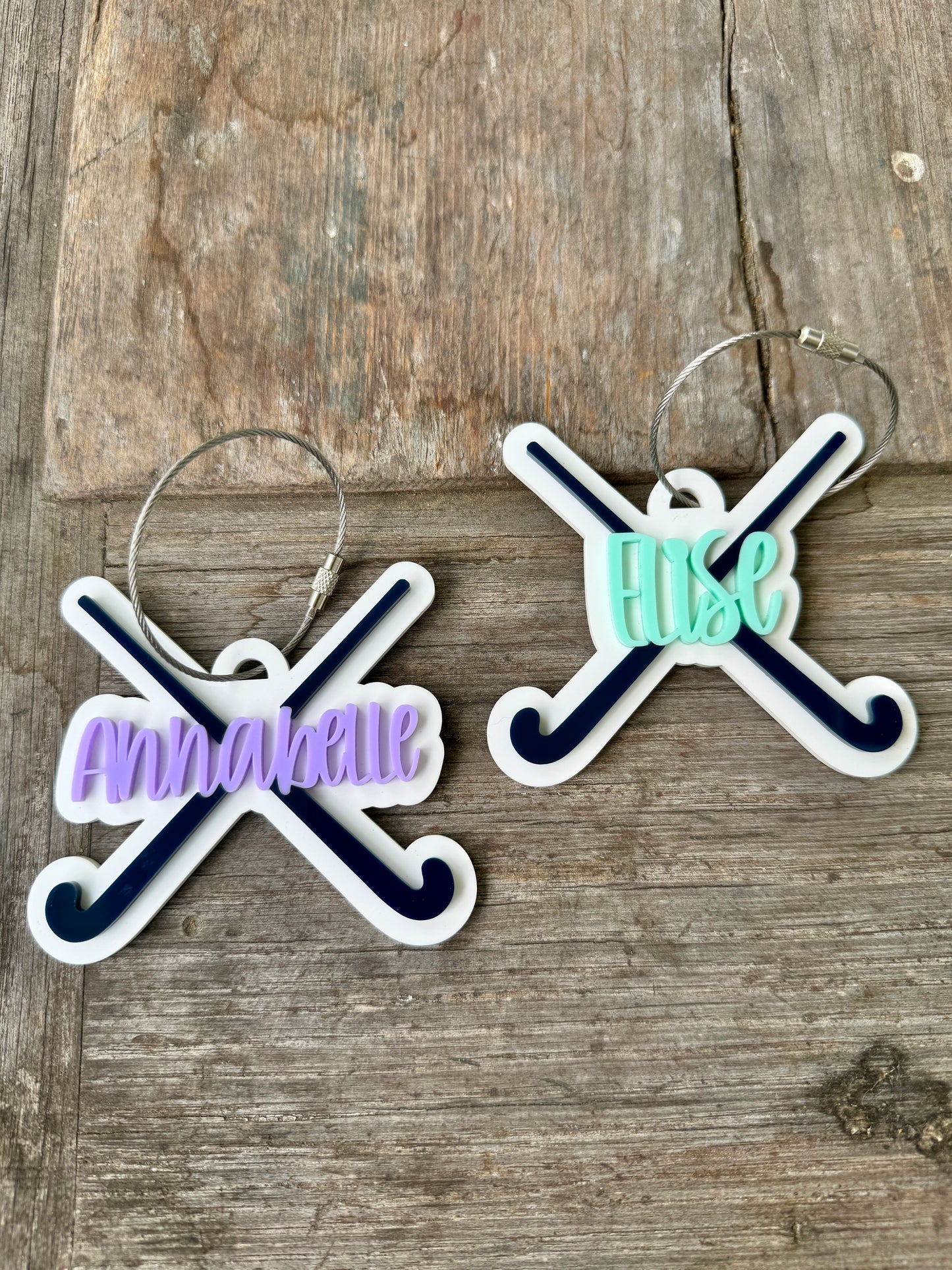 Field Hockey Bag Tag