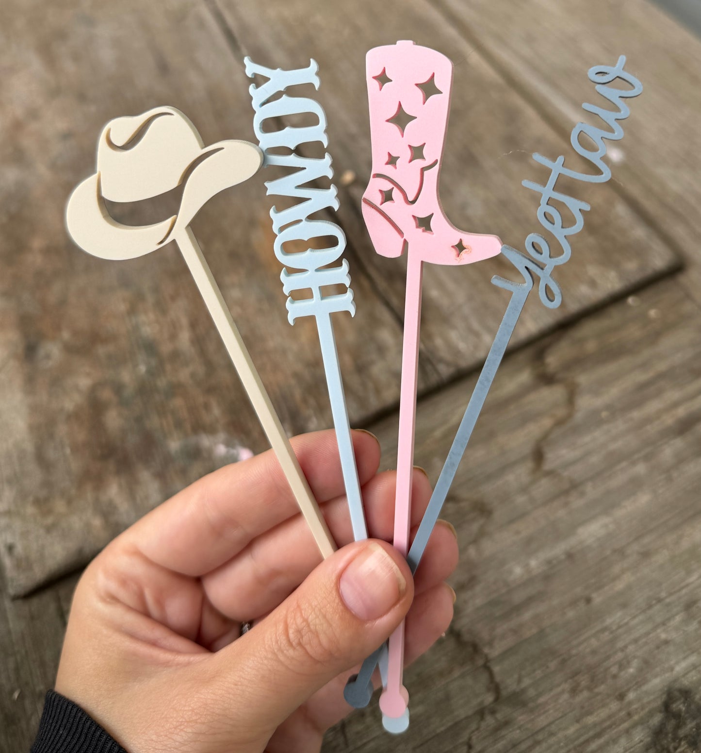 Personalized Drink Stirrers
