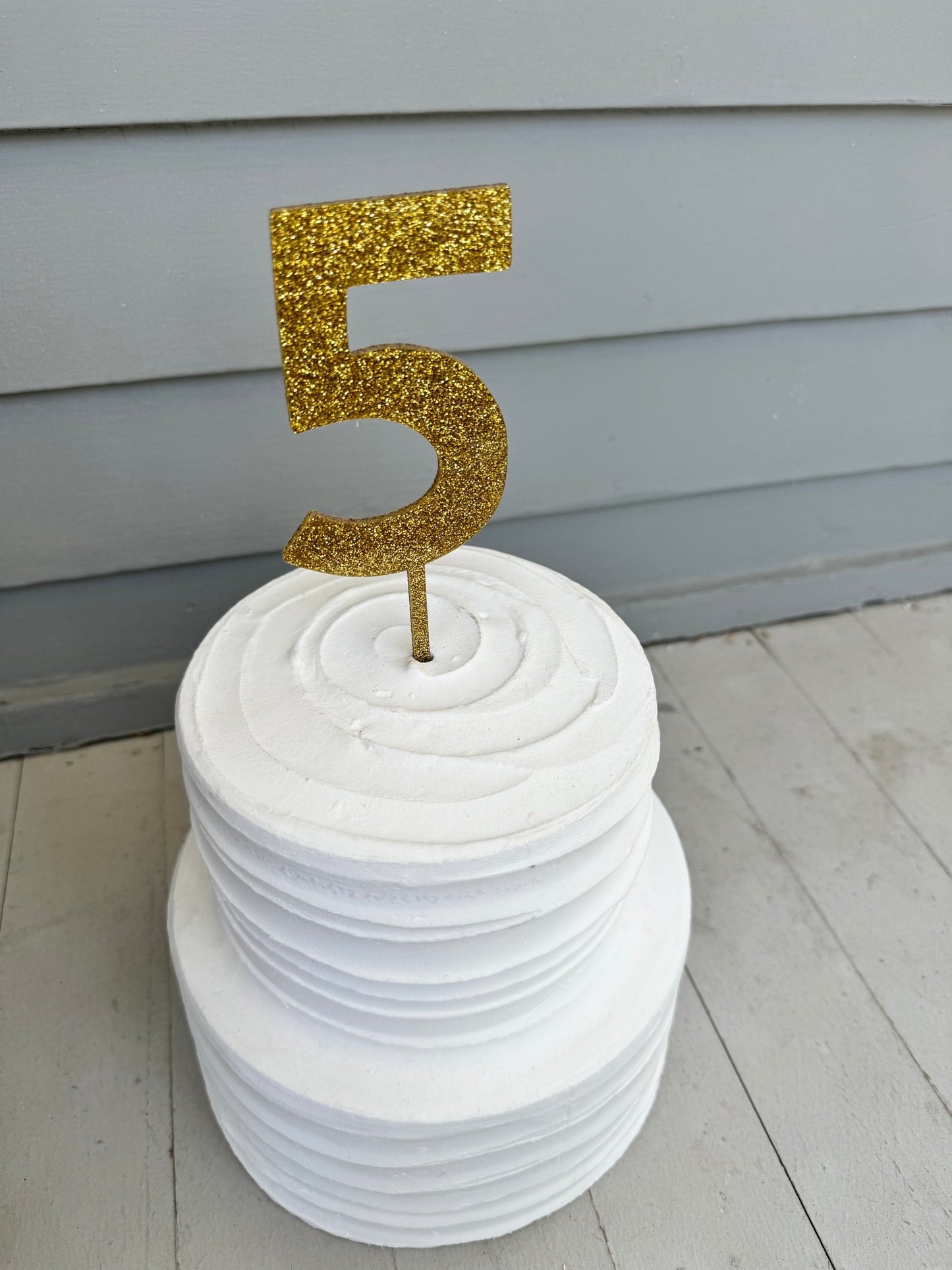5 Cake Topper