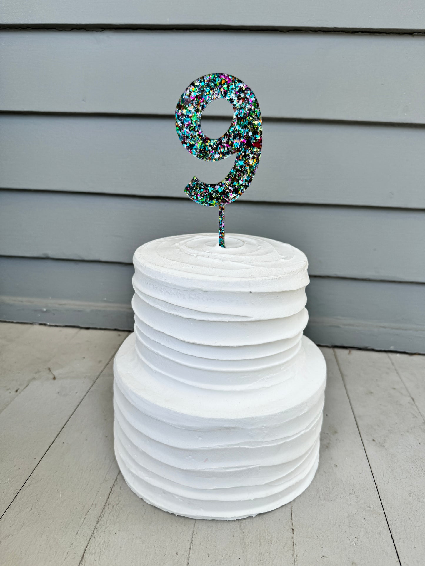 9 Cake Topper