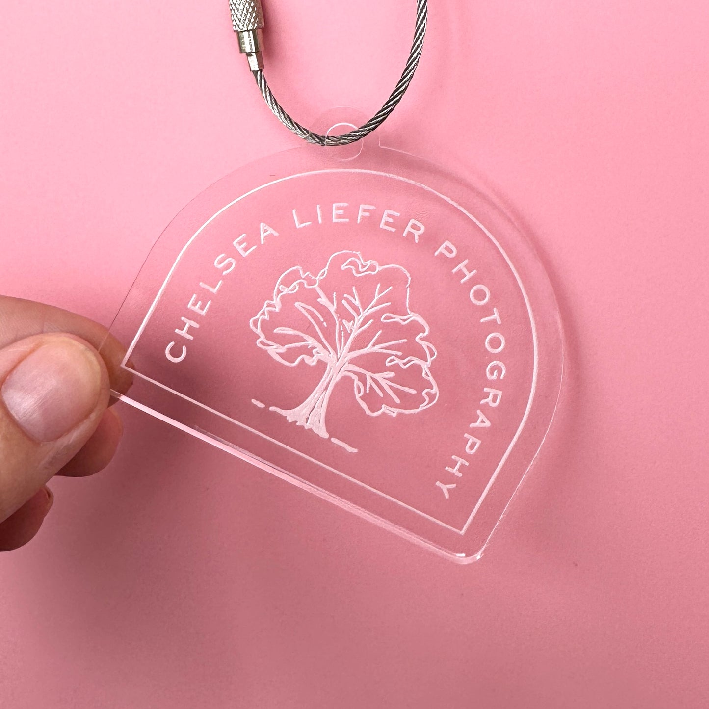 Custom Logo Acrylic Keychain