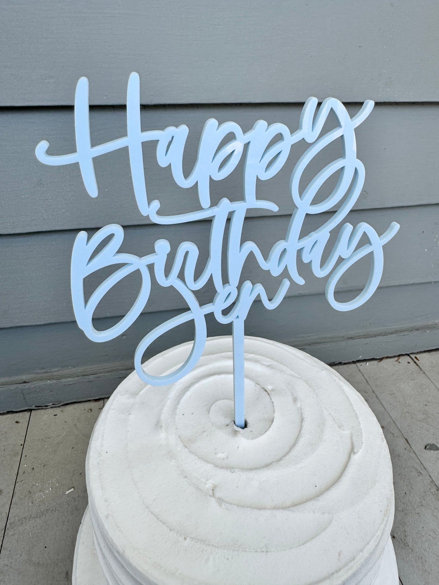 Happy Birthday Cake Topper