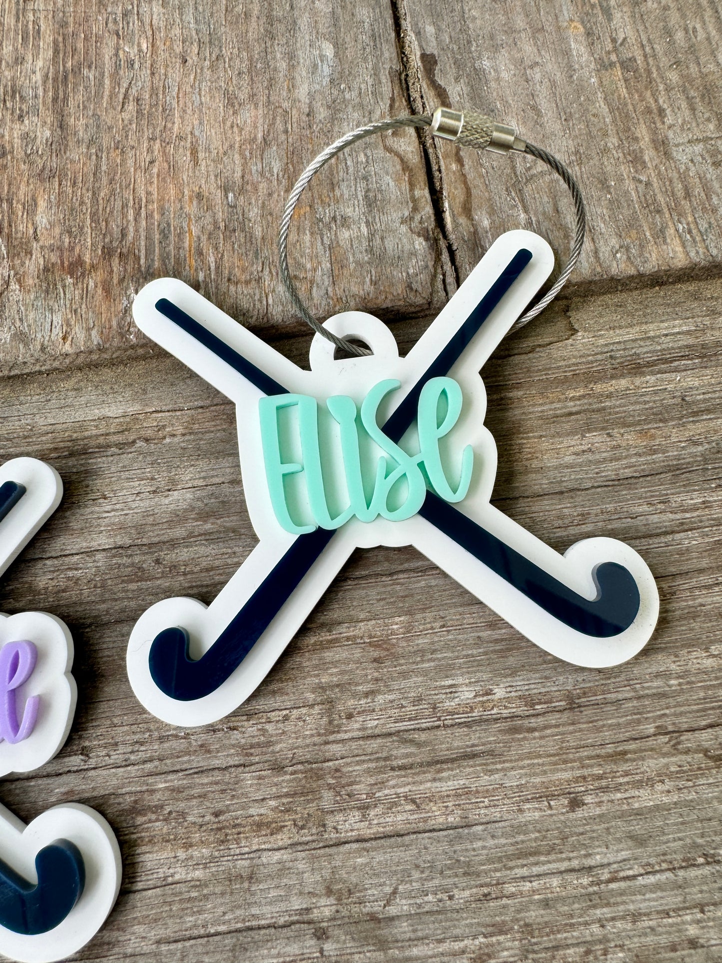 Field Hockey Bag Tag