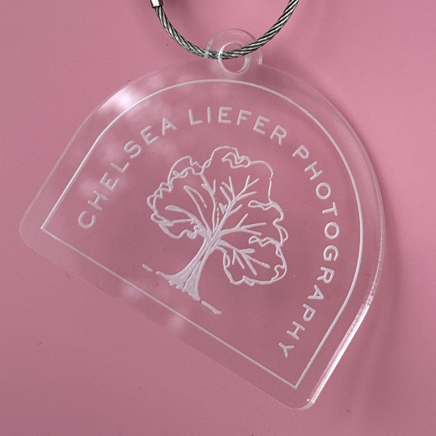 Custom Logo Acrylic Keychain