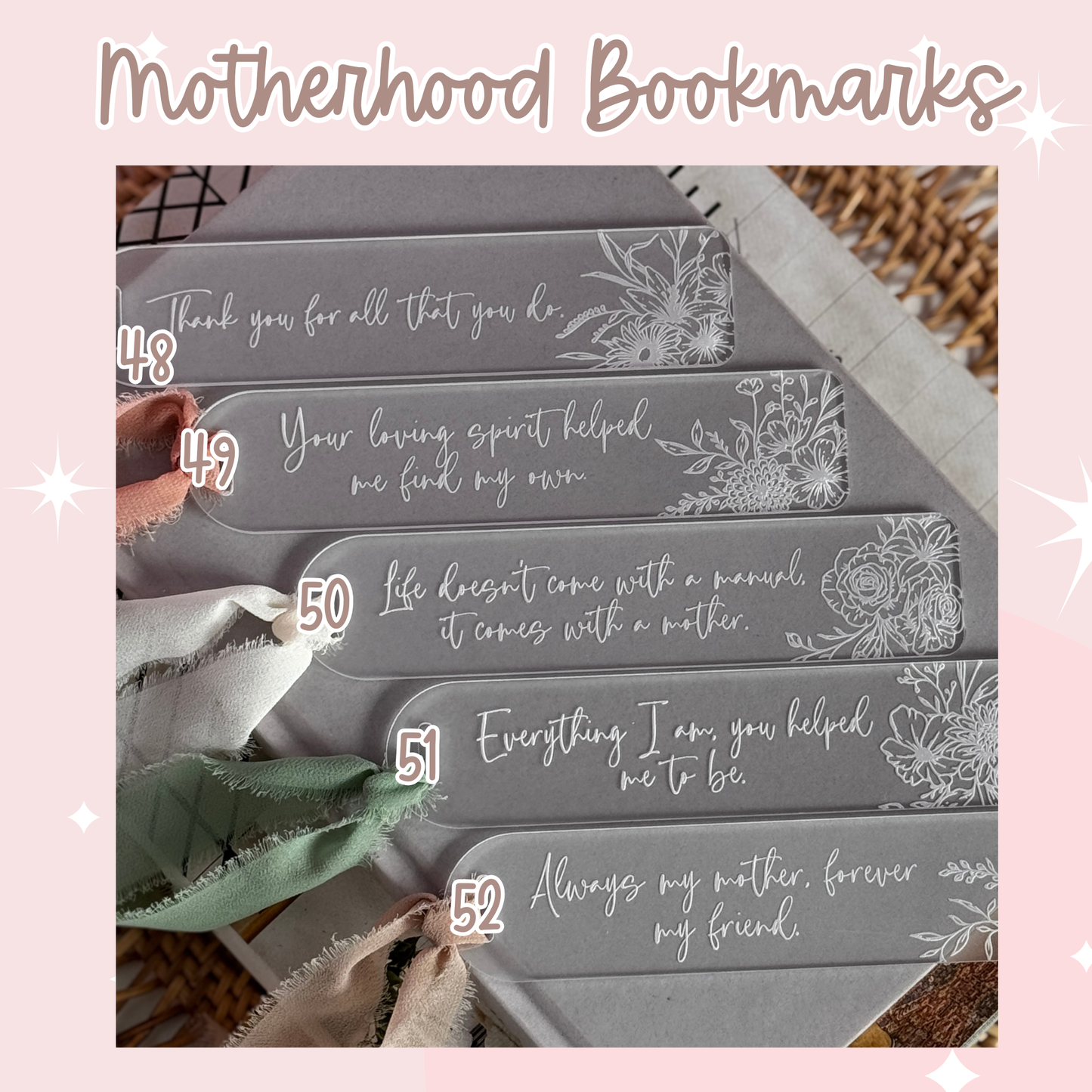 PART 2 BOOKMARK SAMPLE SALE