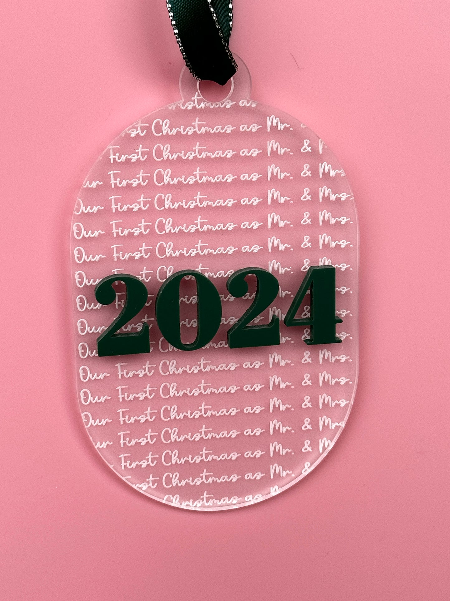 Our First Christmas Acrylic Ornament