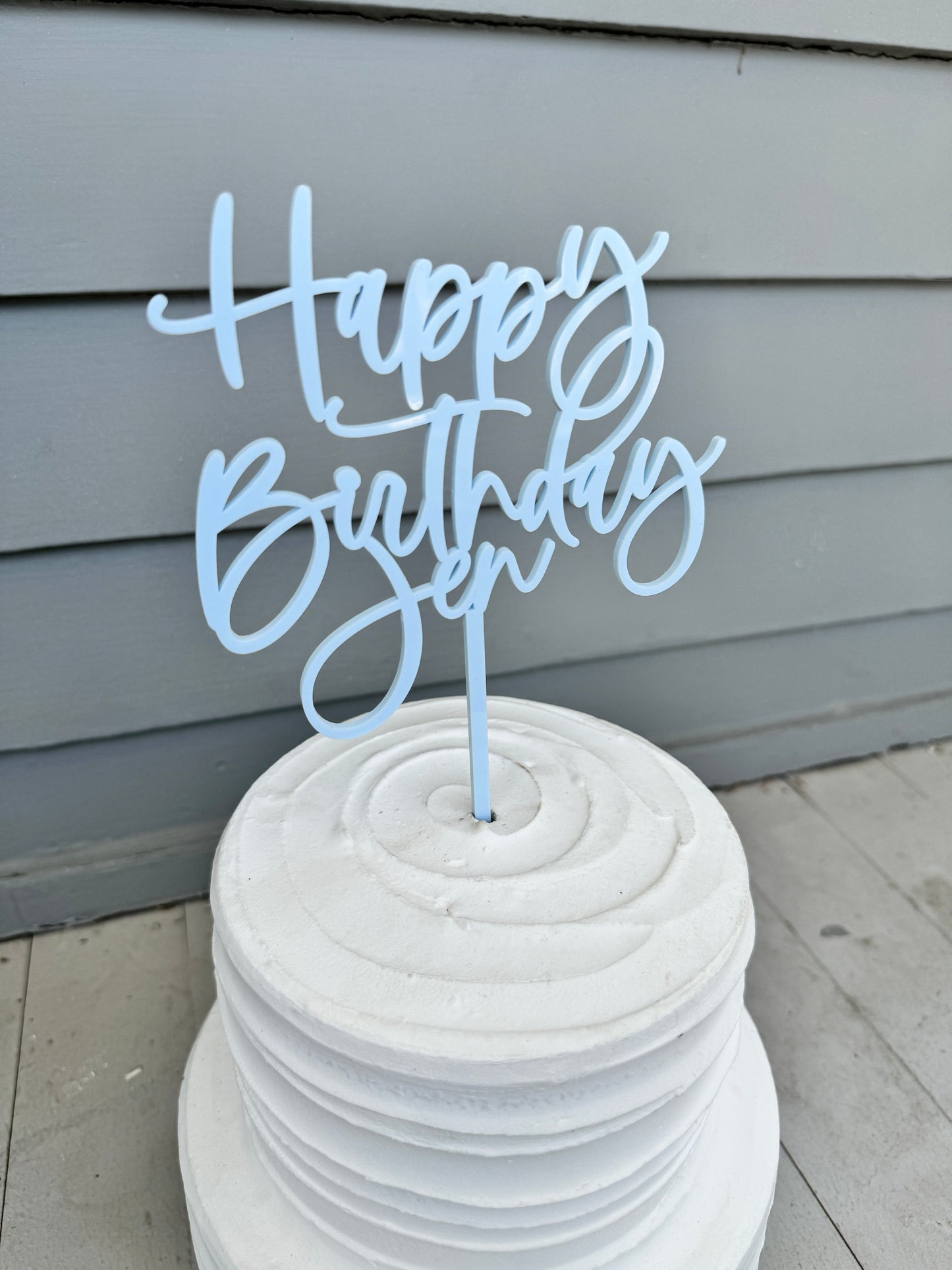 Happy Birthday Cake Topper