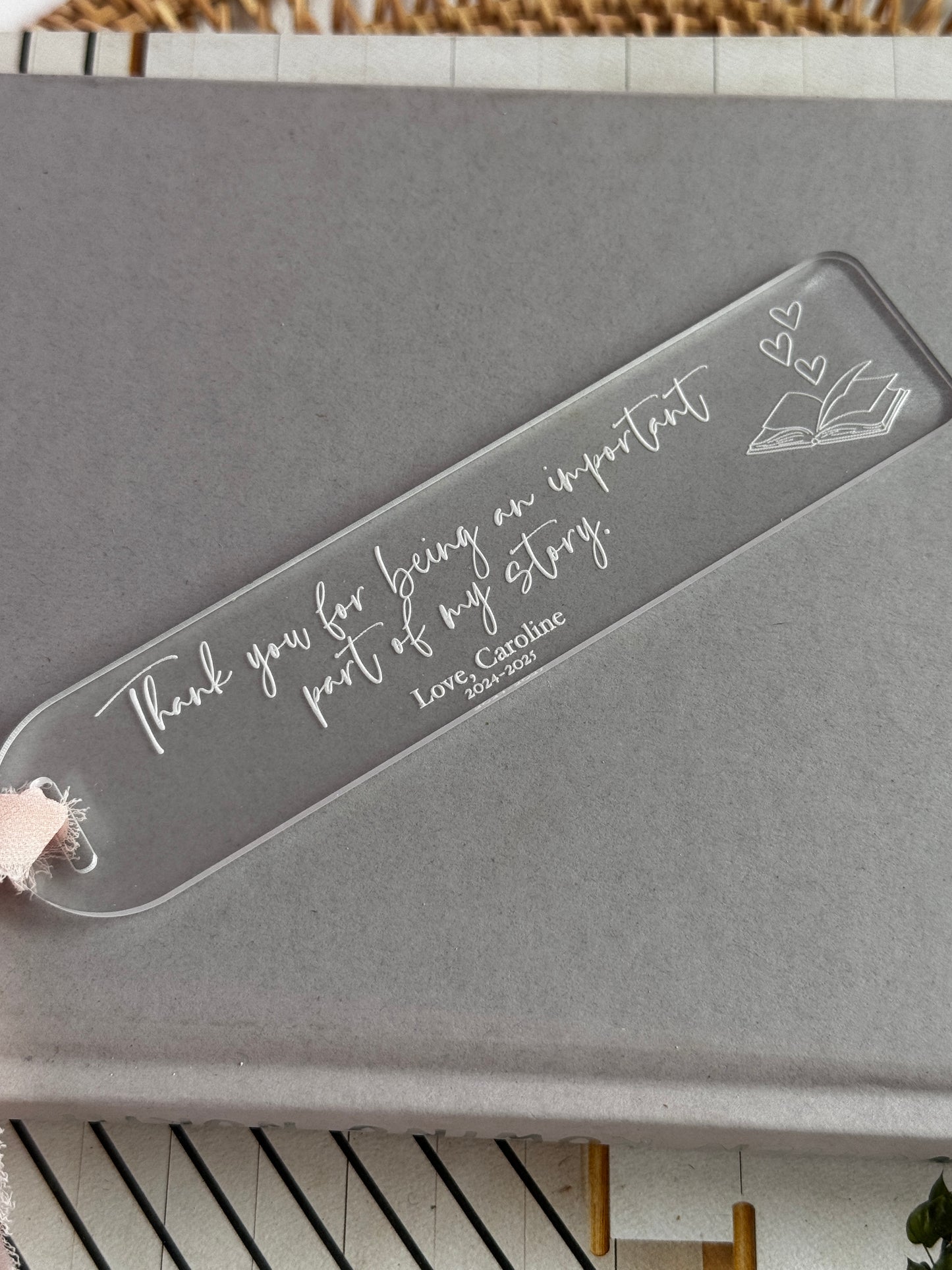 Personalized Teacher Quote Bookmark