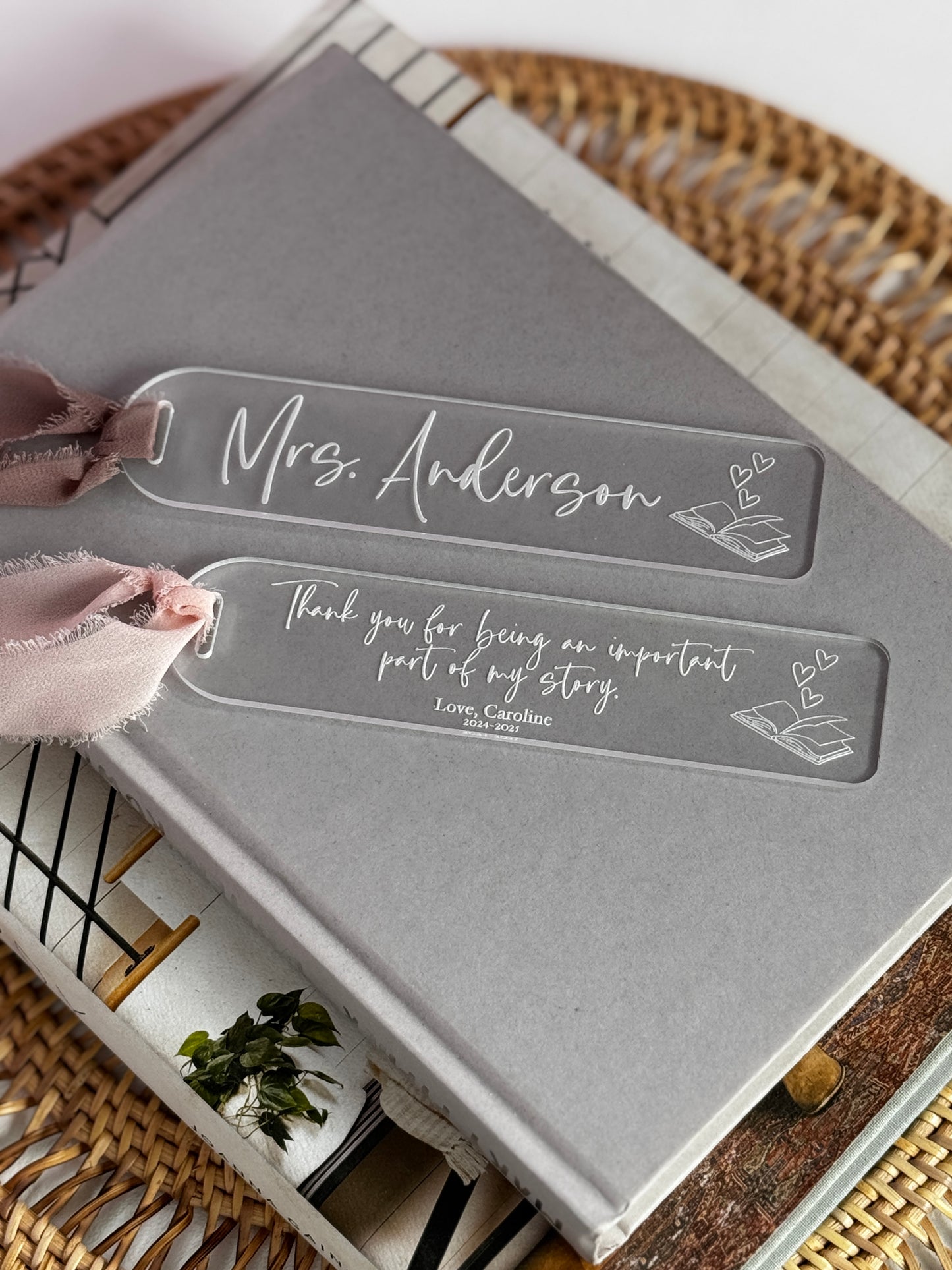 Personalized Teacher Quote Bookmark