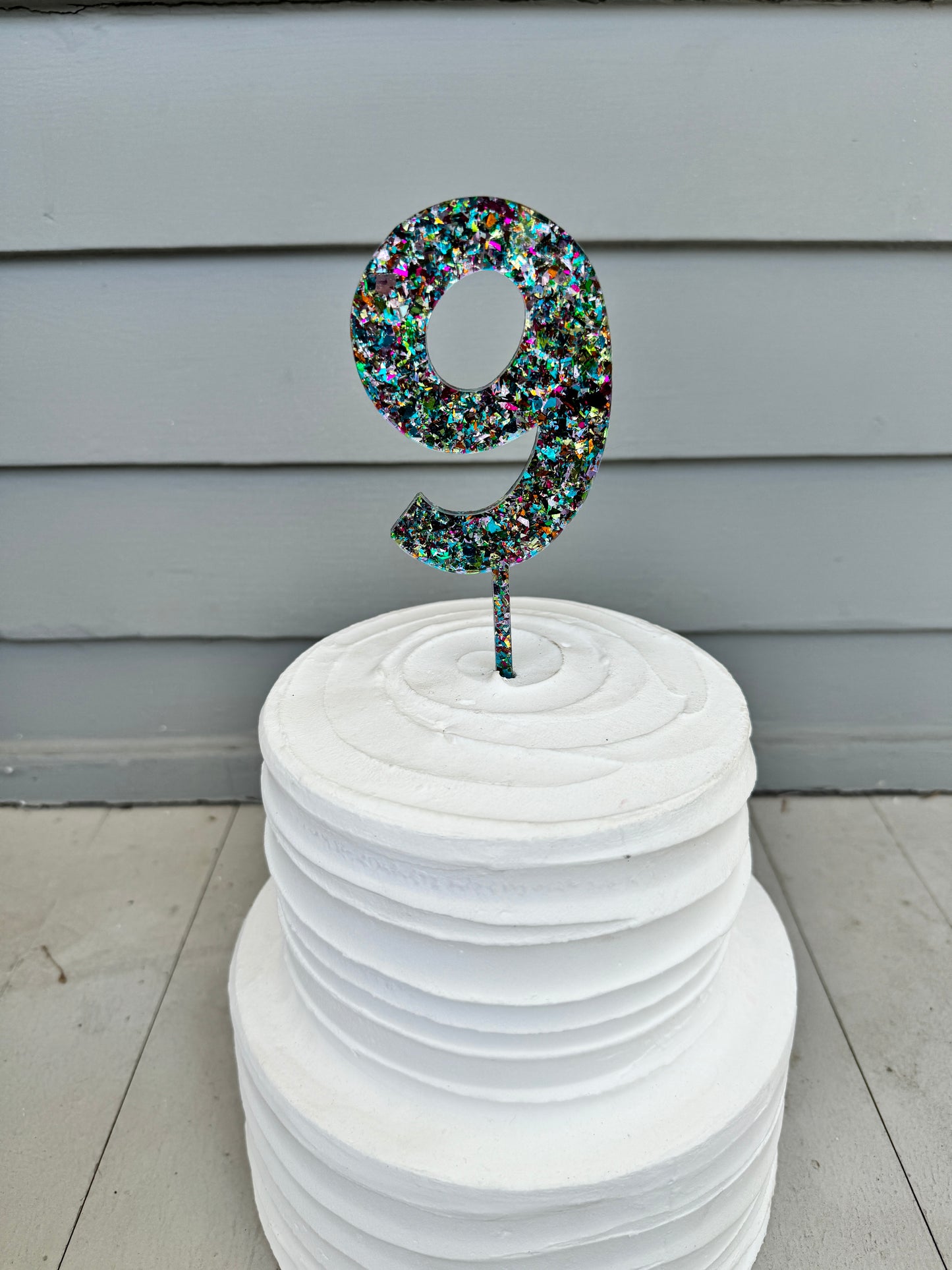 9 Cake Topper