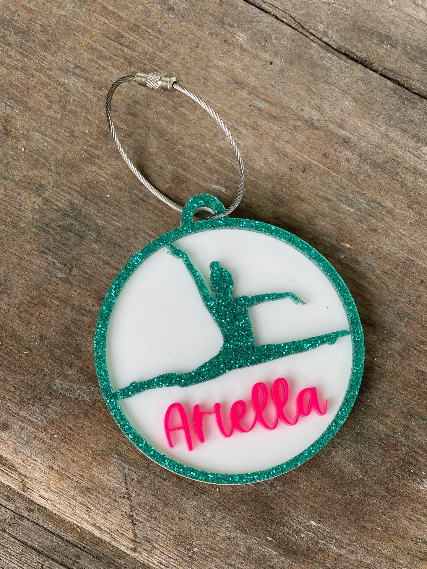 Gymnastics Bag Tag