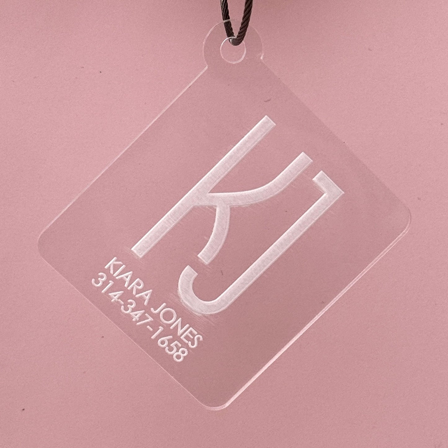 Custom Logo Acrylic Keychain