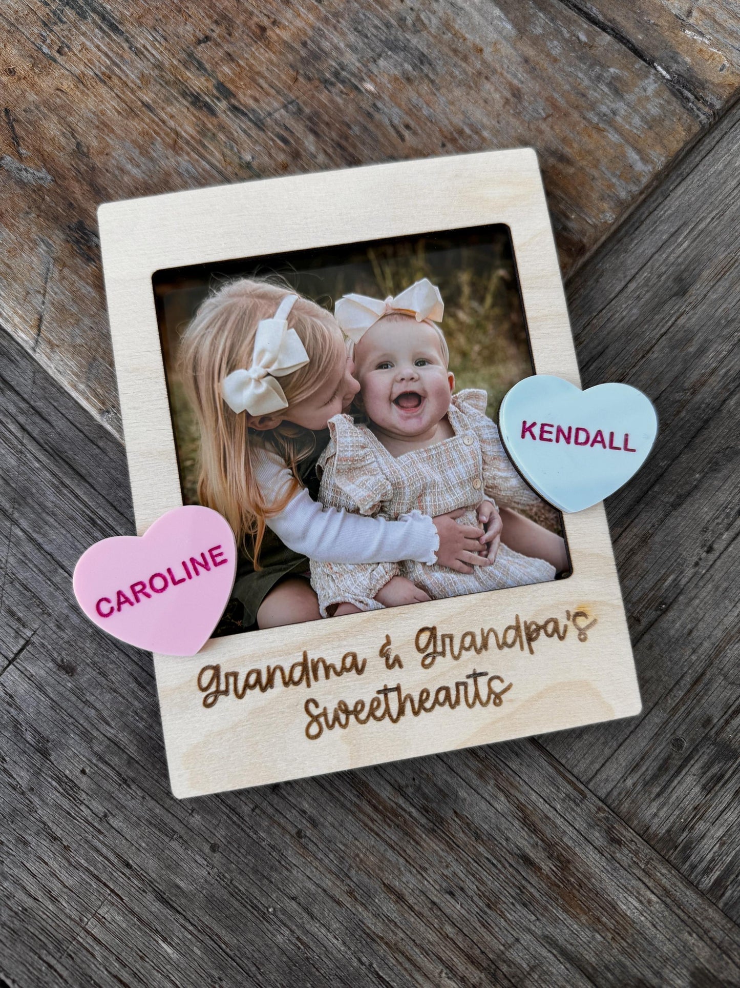 Valentine's Gift | Photo Frame Magnet | Valentine's Day Photo Magnet | Gift for Grandma | Gift for Mom | Valentine's Picture Frame | Custom