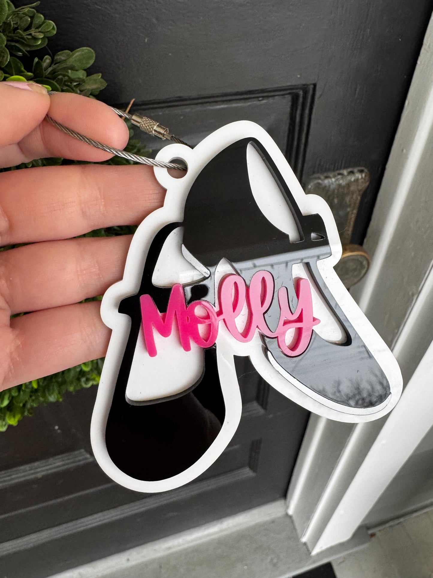 Personalized Tap Dance Bag Tag | Custom Name Dance Keychain | Tap Dancer Gift | For Dance Teacher | Tap Dance Backpack Tag | Dance Comp Gift