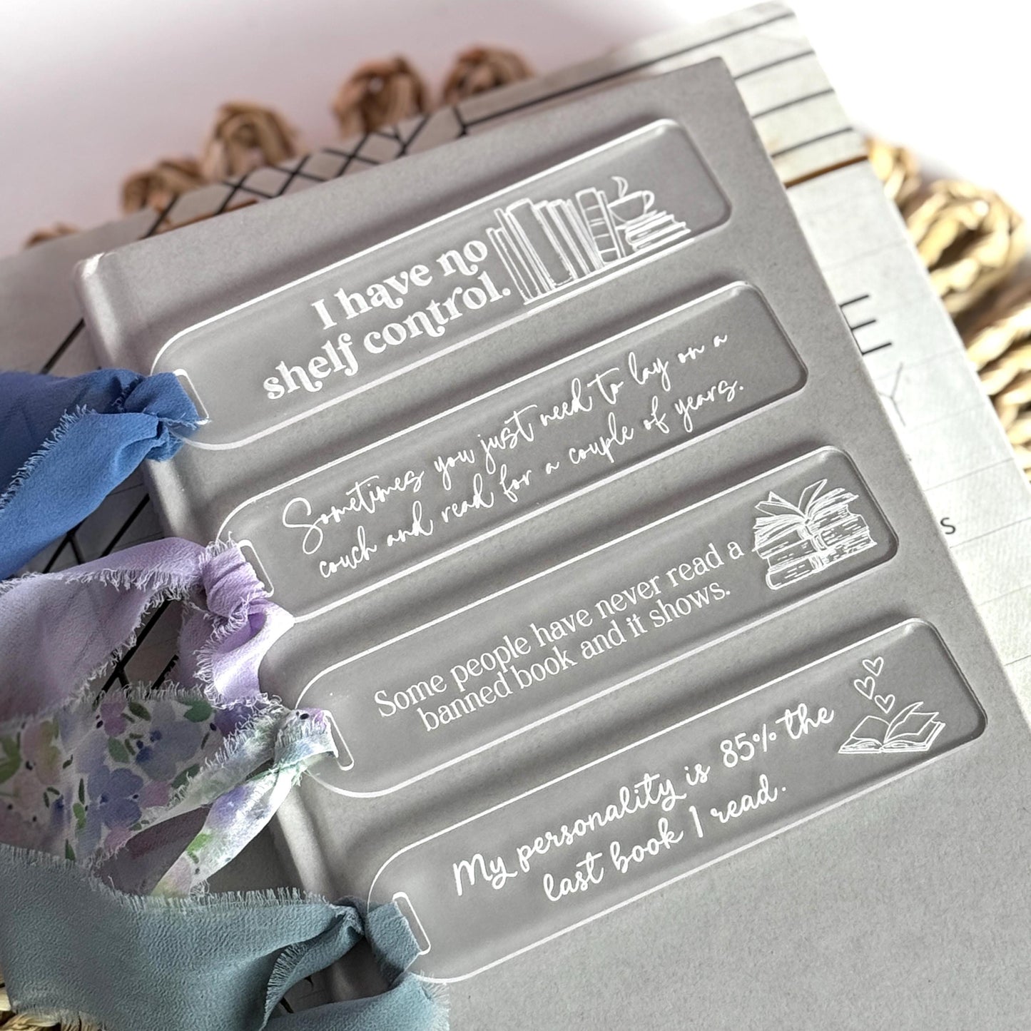 Funny Acrylic Bookmark with Reading Quote Bookmark for Book Lover Snarky Book Gift Cute Gift for Reader Gift for Teacher Gift for Book Lover