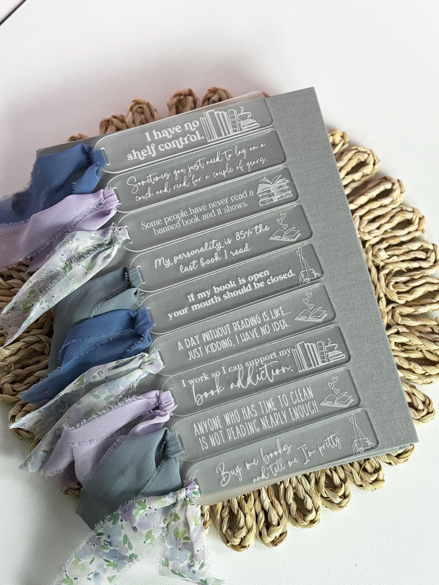 Funny Acrylic Bookmark with Reading Quote Bookmark for Book Lover Snarky Book Gift Cute Gift for Reader Gift for Teacher Gift for Book Lover