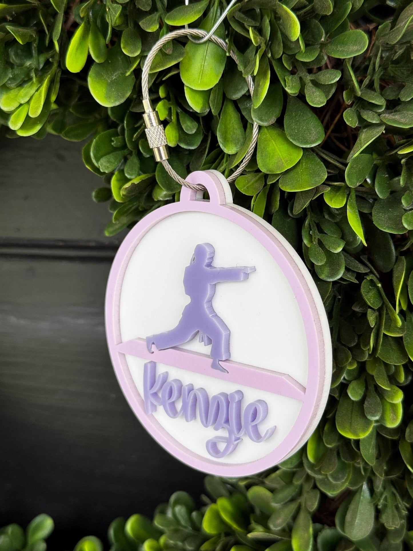 Martial Arts Bag Tag for Kids Custom Name Martial Arts Keychain Personalized Martial Artist Gift Martial Arts Coach Gift Stocking Stuffer