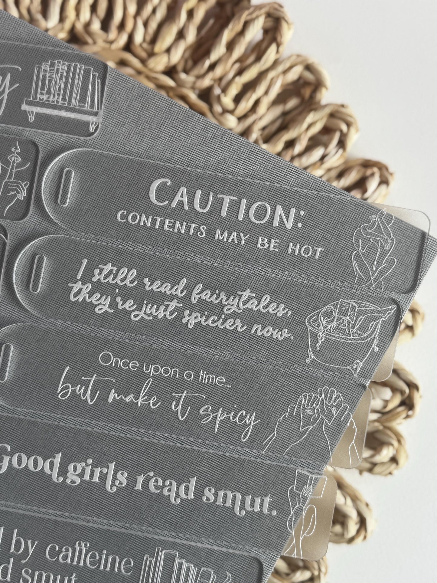 Smut Acrylic Bookmark with Funny Quote Snarky Book Gift NSFW Gift Spicy Reader Gift Smut Reader Gift Gift for Book Lover Spicy Book Gift