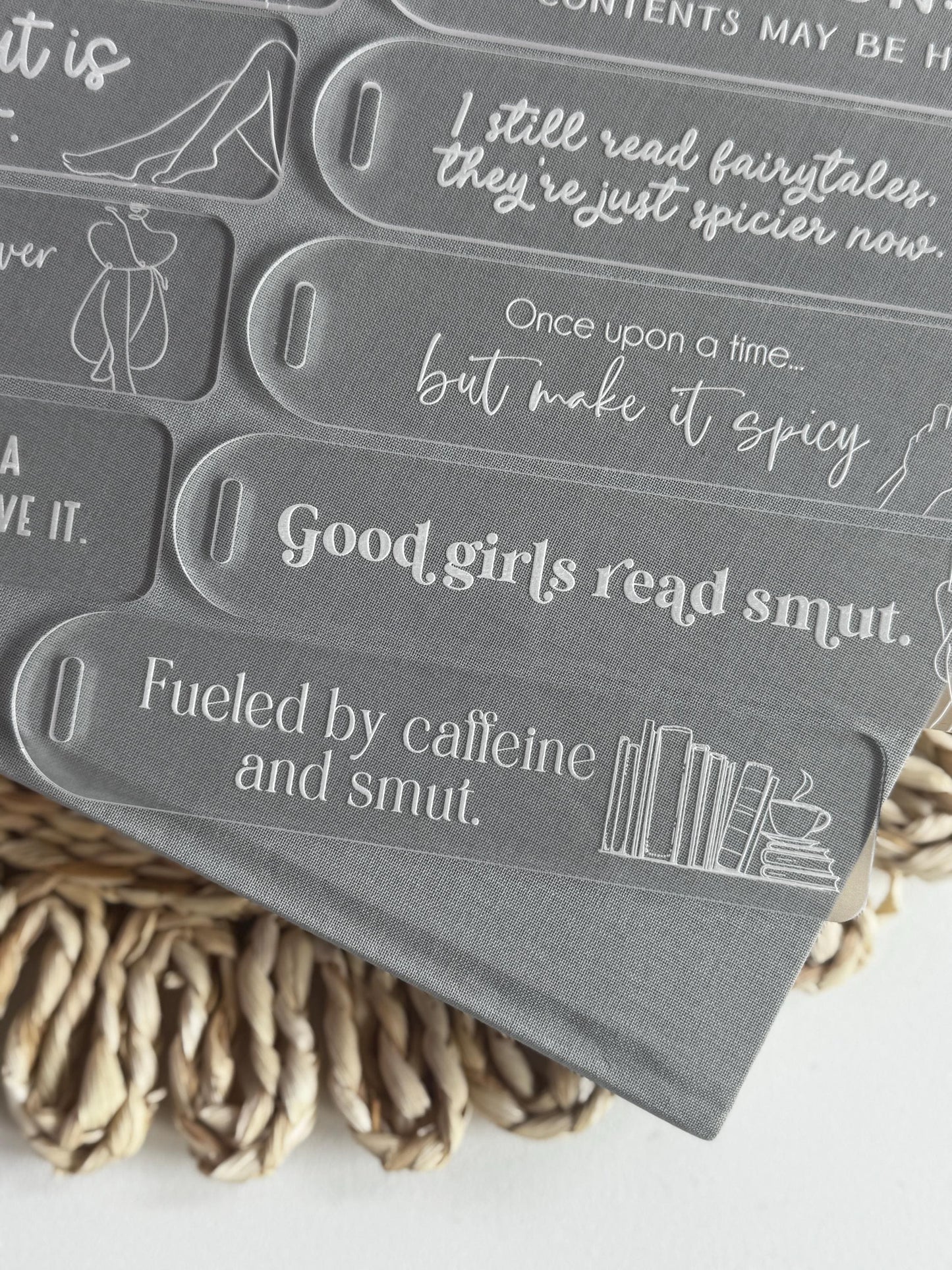 Smut Acrylic Bookmark with Funny Quote Snarky Book Gift NSFW Gift Spicy Reader Gift Smut Reader Gift Gift for Book Lover Spicy Book Gift