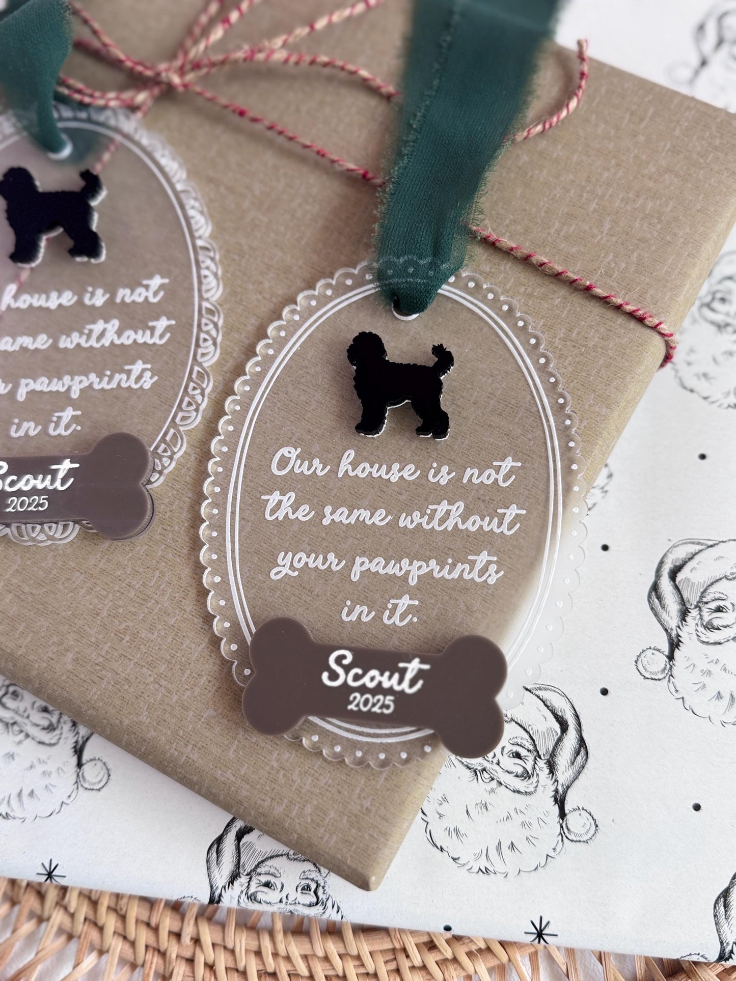 Pet Memorial Ornament Custom Ornament Pet Memorial Ornament Sentimental Gift Pet Keepsake Laser Ornament Handmade Ornament Pet Loss