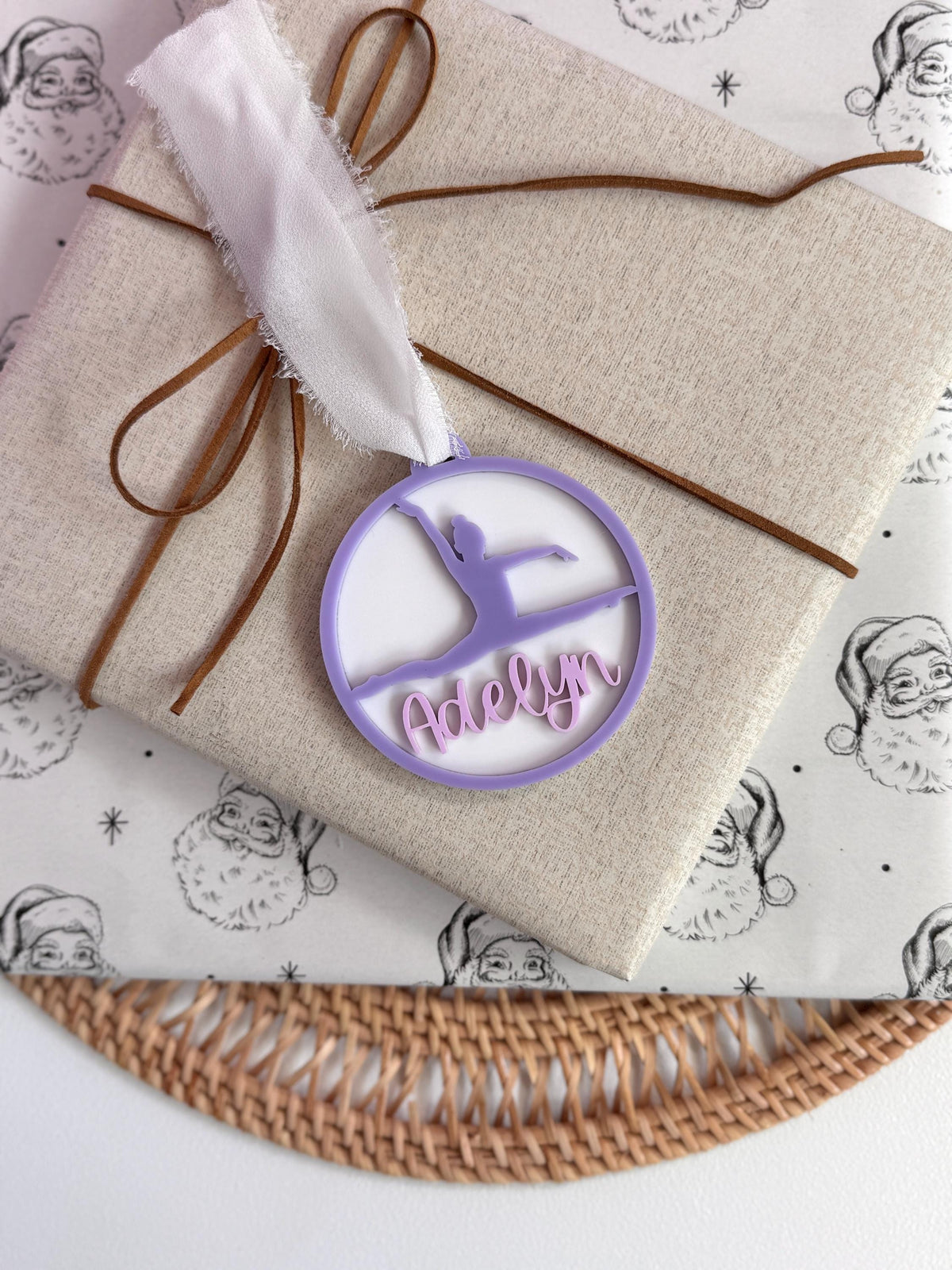 Gymnastics Ornament Personalized Gift for Gymnast Christmas Ornament Custom Acrylic Sports Ornament Gymnastics Team Gift Stocking Stuffer