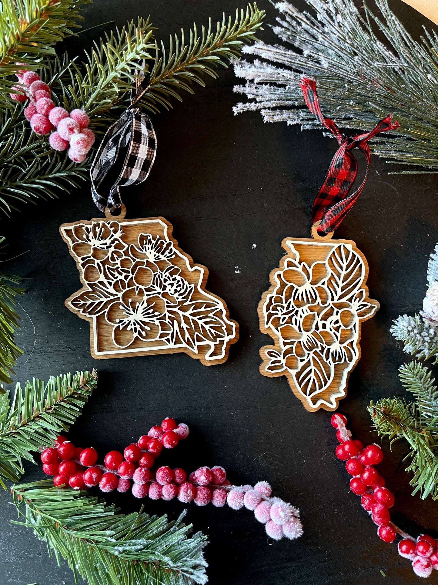 State Flower Ornament - ALL 50 STATES AVAILABLE!