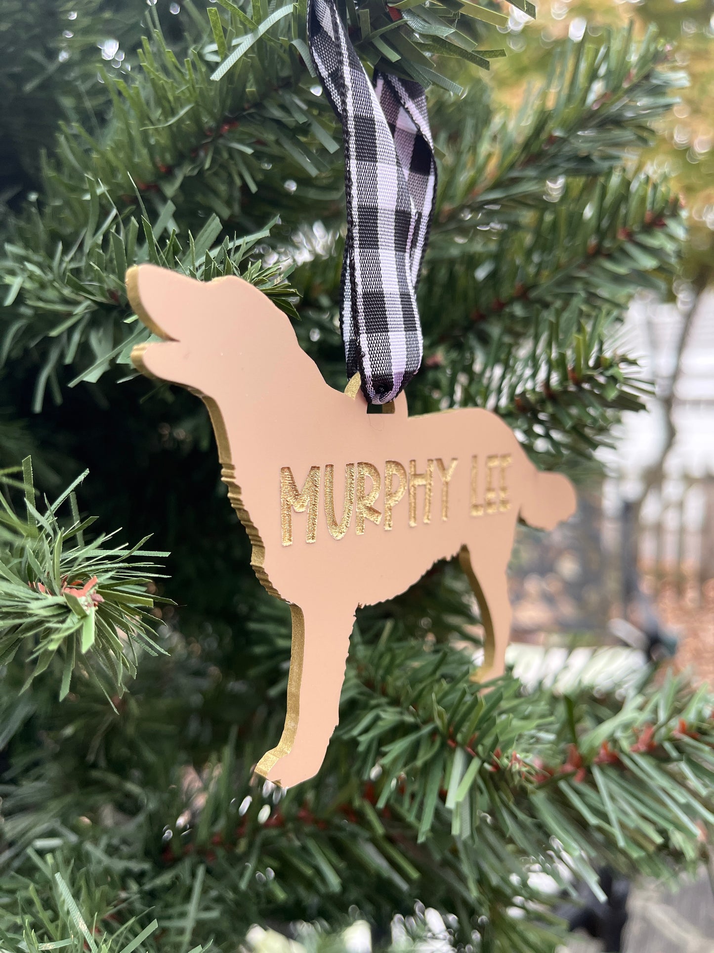 Dog Silhouette Ornament