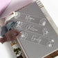 Personalized Birth Month Flower Bookmark
