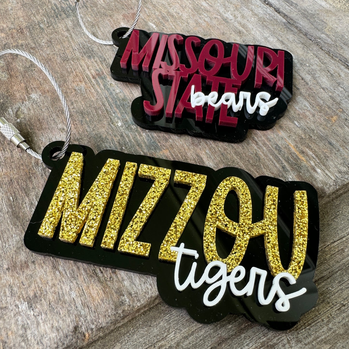 School Name + Mascot Bag Tag