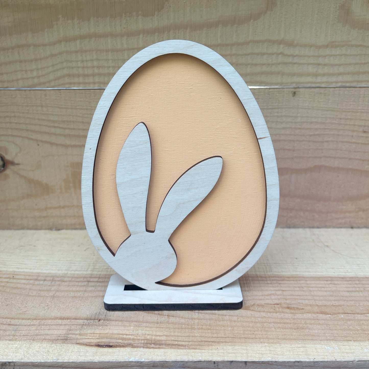 Small Bunny Silhouette Egg 4