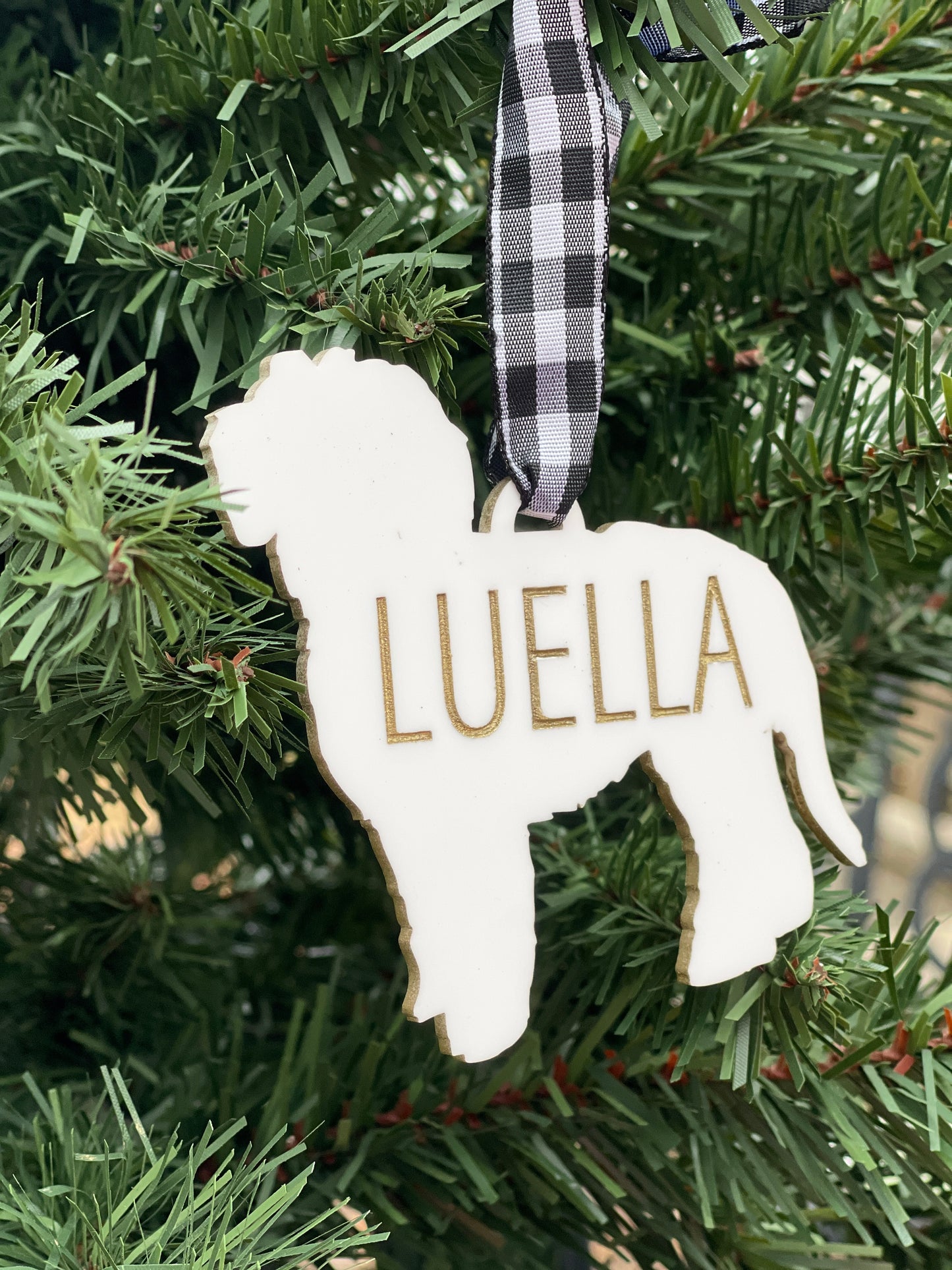 Dog Silhouette Ornament