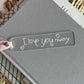 Personalized Handwriting Bookmark