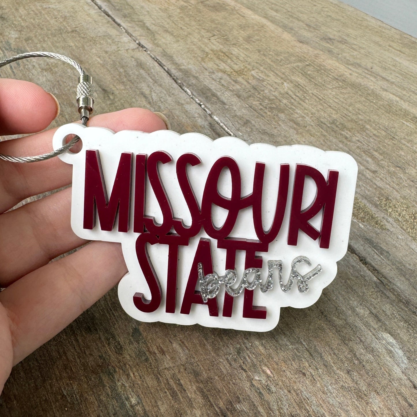 School Name + Mascot Bag Tag