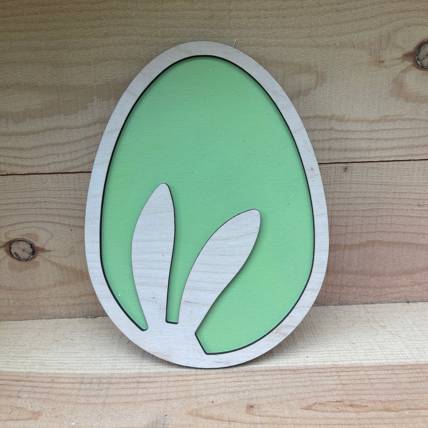 Large Bunny Silhouette Egg 3