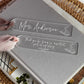 Personalized Teacher Quote Bookmark