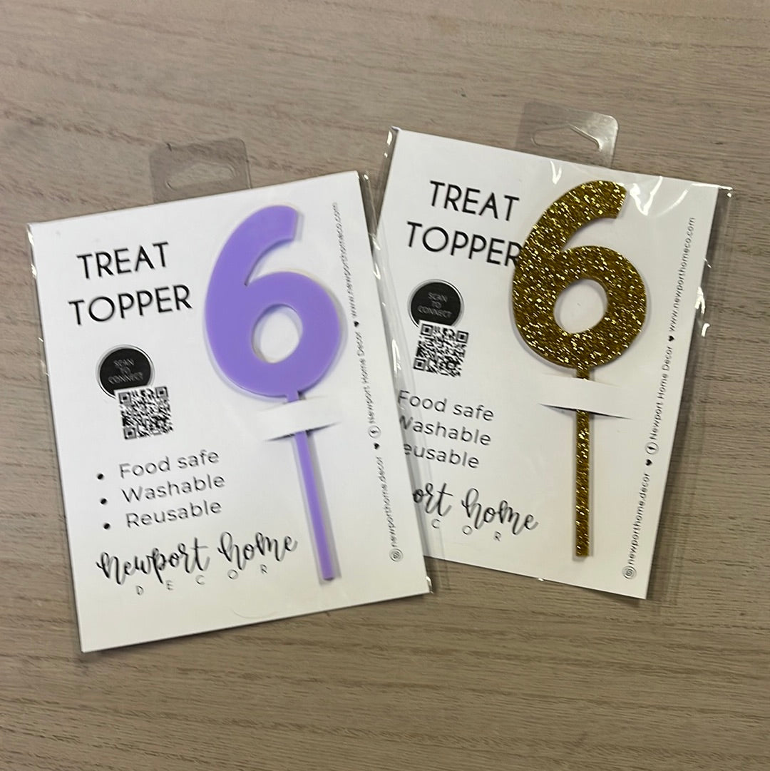 6 Treat Topper