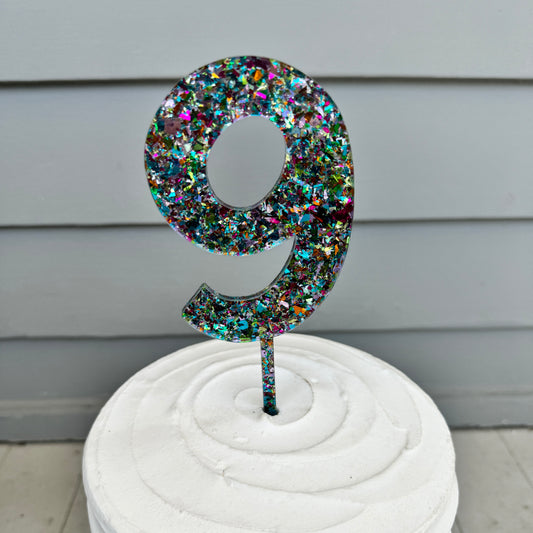 9 Cake Topper