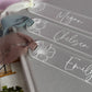 Personalized Birth Month Flower Bookmark