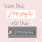 Personalized Handwriting Bookmark