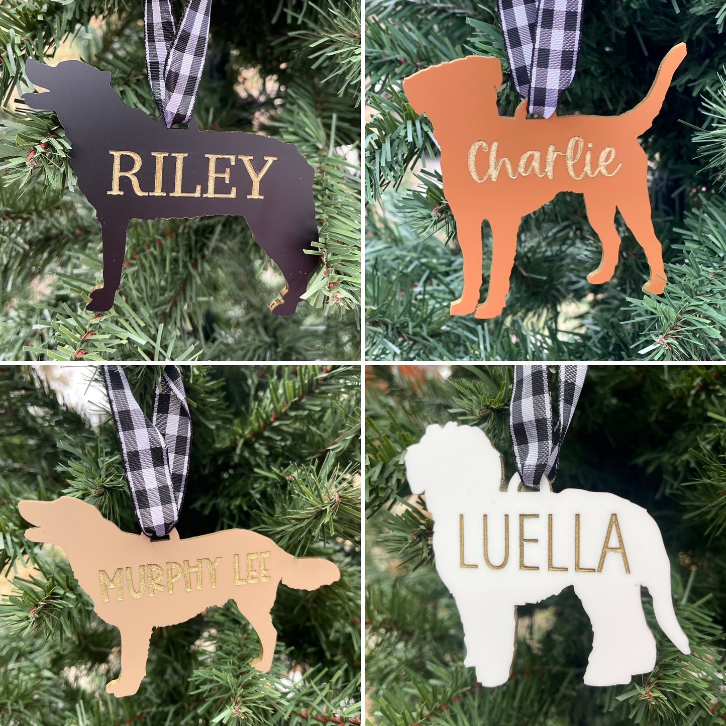 Dog Silhouette Ornament