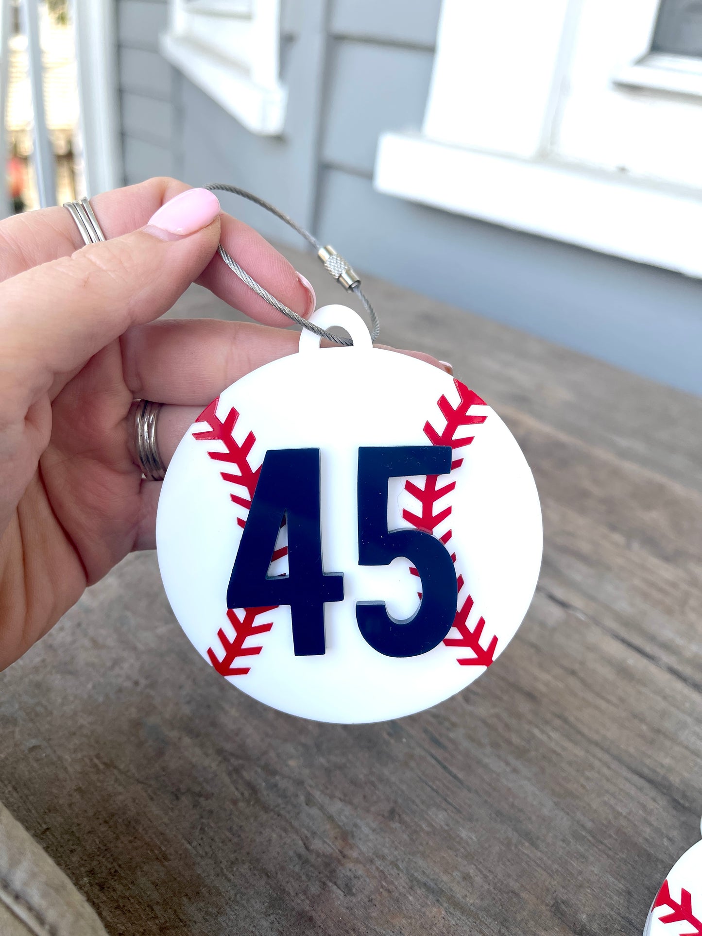 Baseball Bag Tag