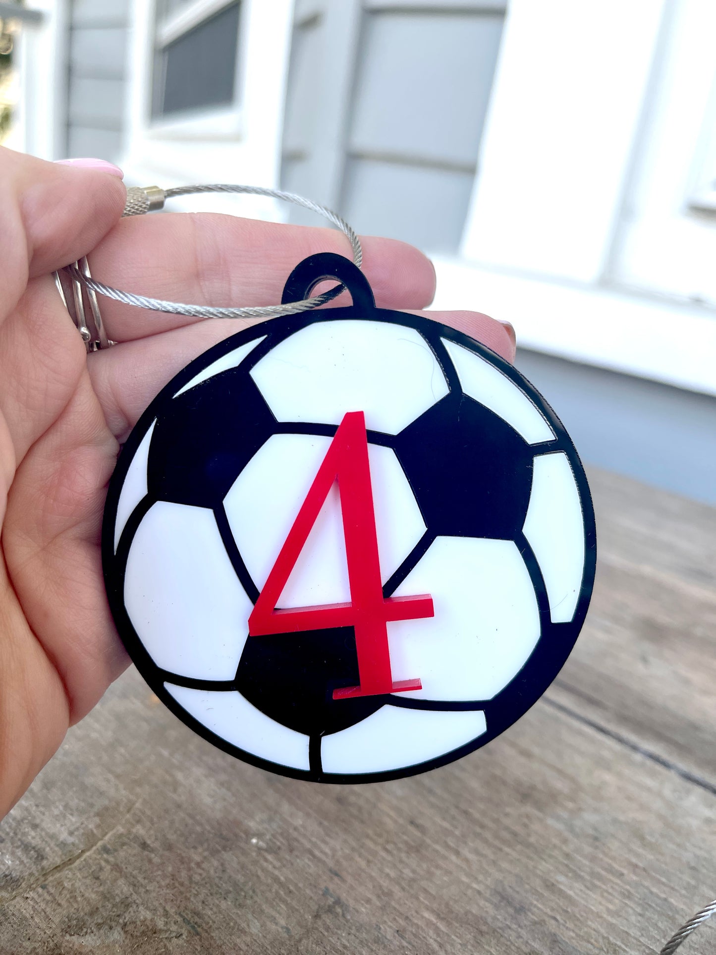 Soccer Bag Tag