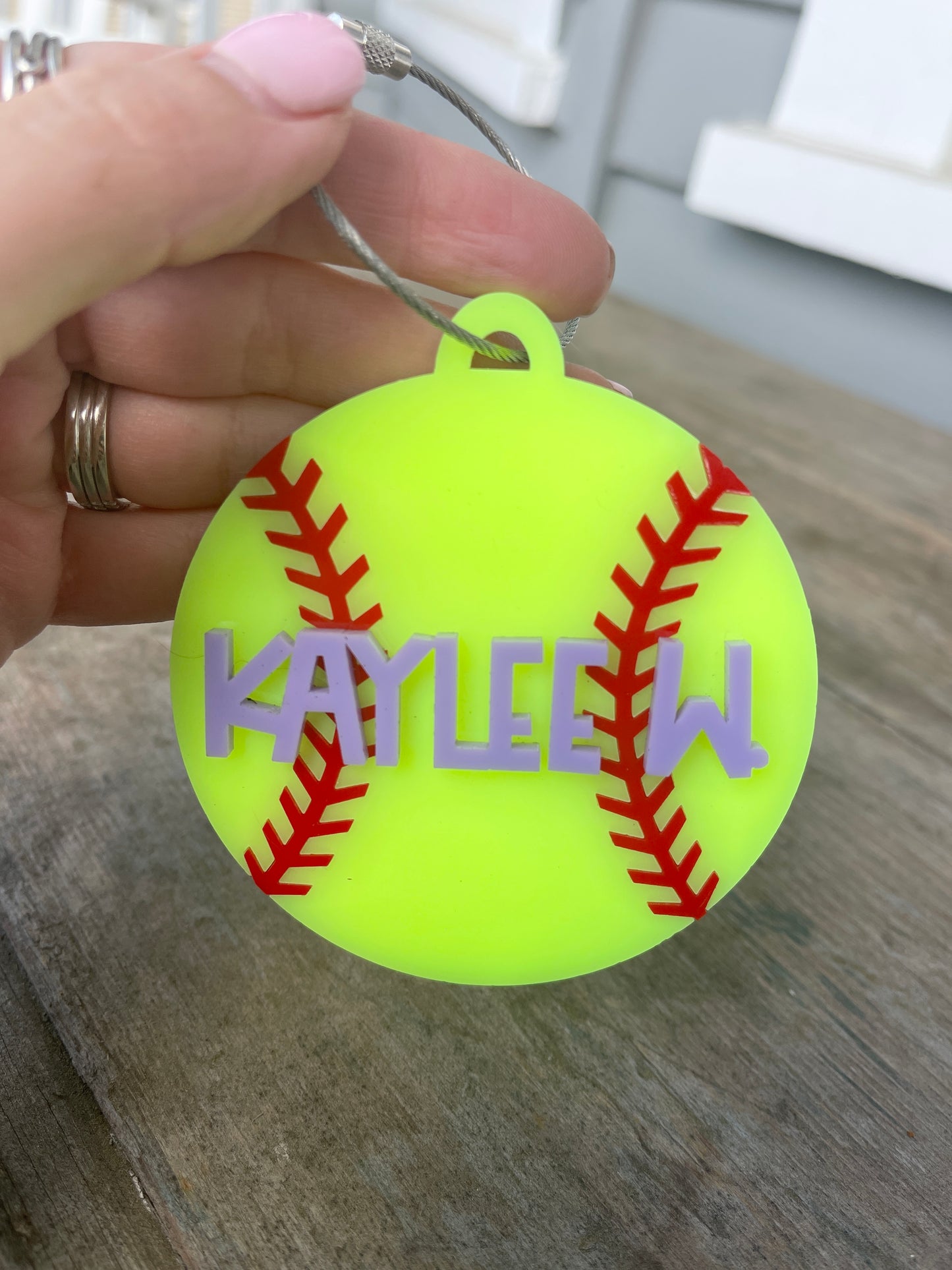 Softball Bag Tag