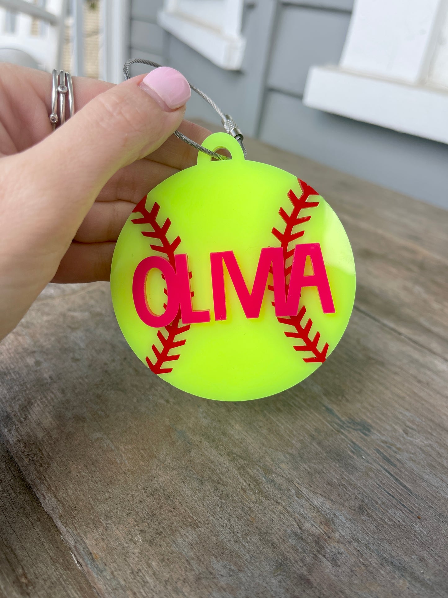 Softball Bag Tag