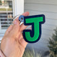 Layered Acrylic Letter Bag Tag