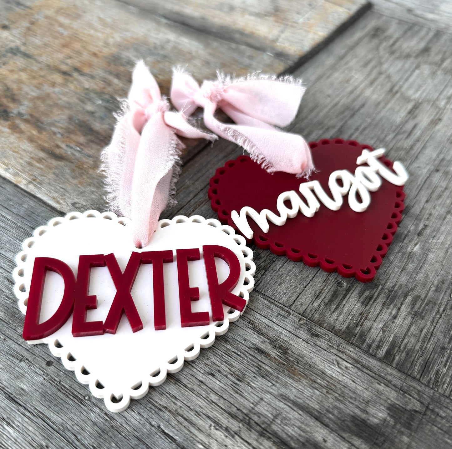 Valentines Name Tag