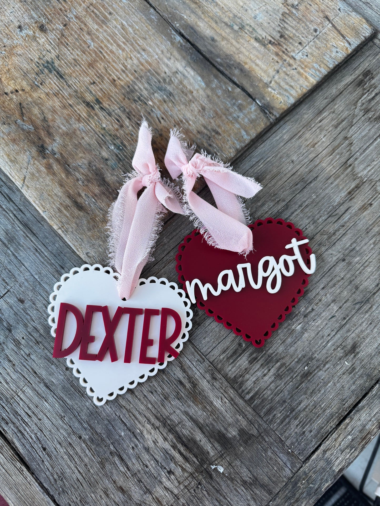 Valentines Name Tag