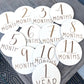 Baby Monthly Milestone Rounds Design 3