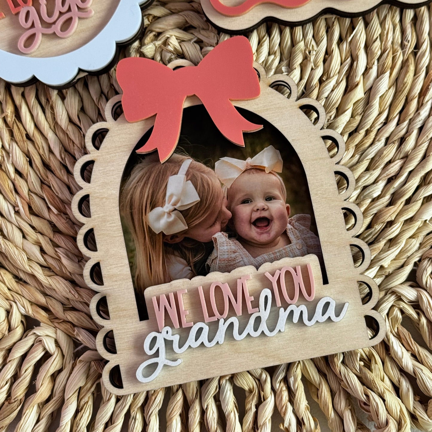 Mother's Day Photo Frame - Scalloped Arch