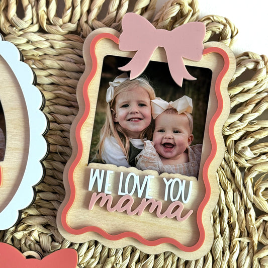 Mother's Day Photo Frame - Wavy Rectangle